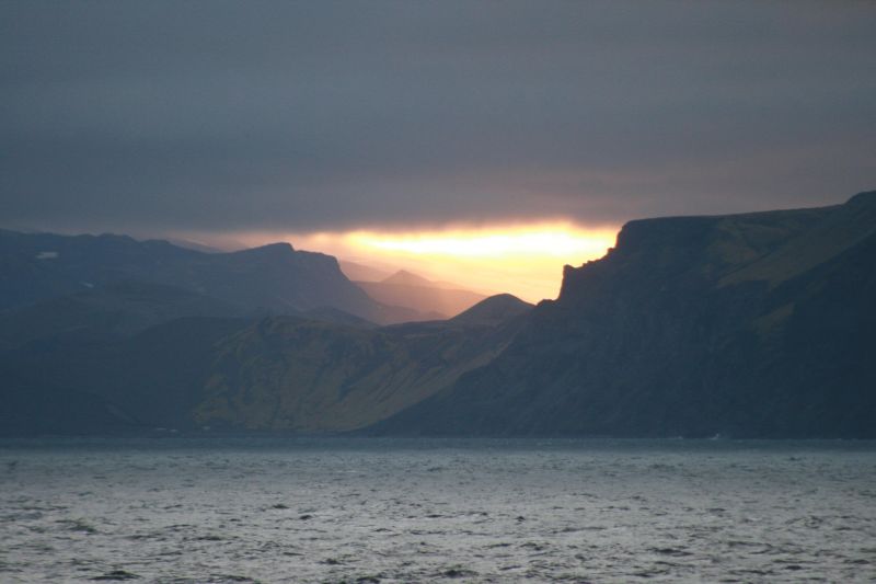 Sonne_Jan Mayen, 2007 Foto: klausbernd Vollmar