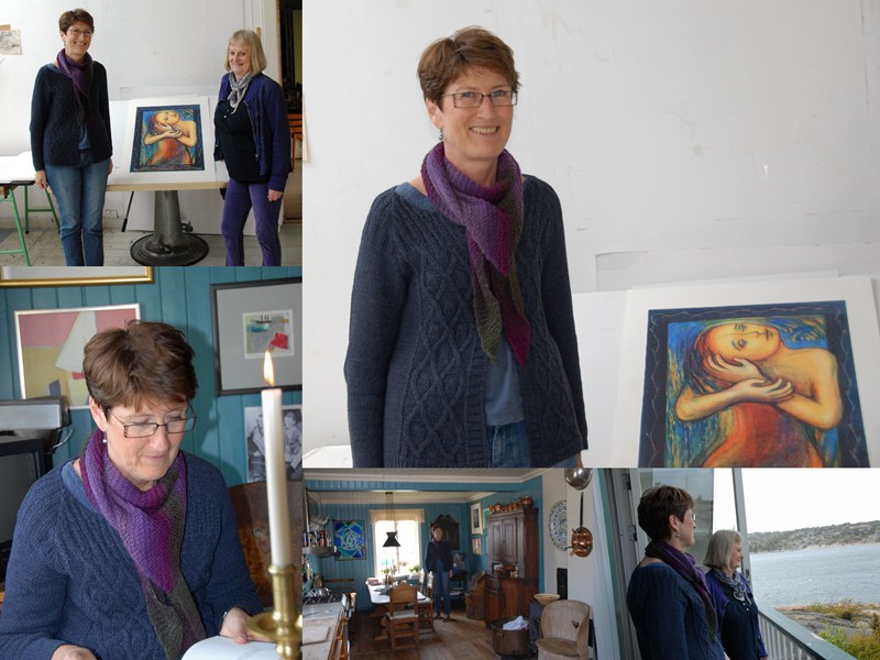 hege Aamelfot Bryntesen und Eva Lange mit "Symbiose, Mai 2012 Foto: Hanne Siebers