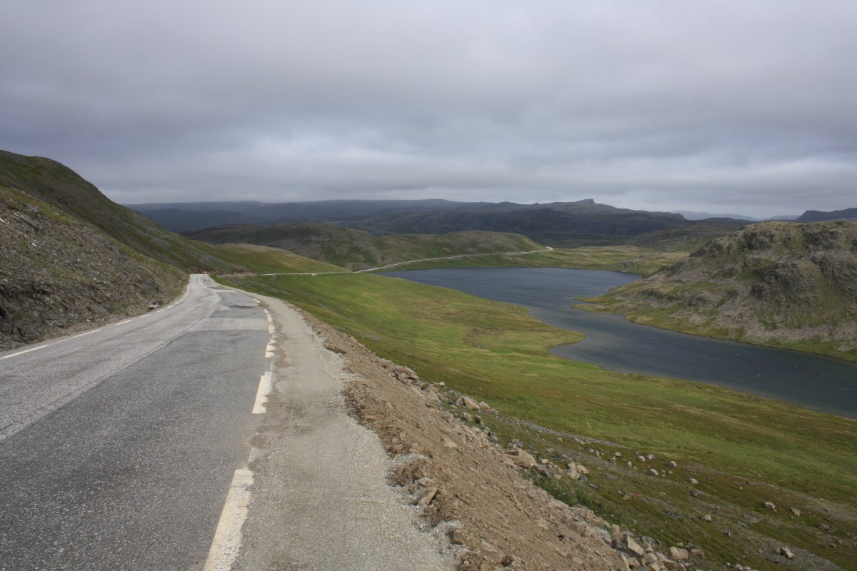 The approach to the North Cape.