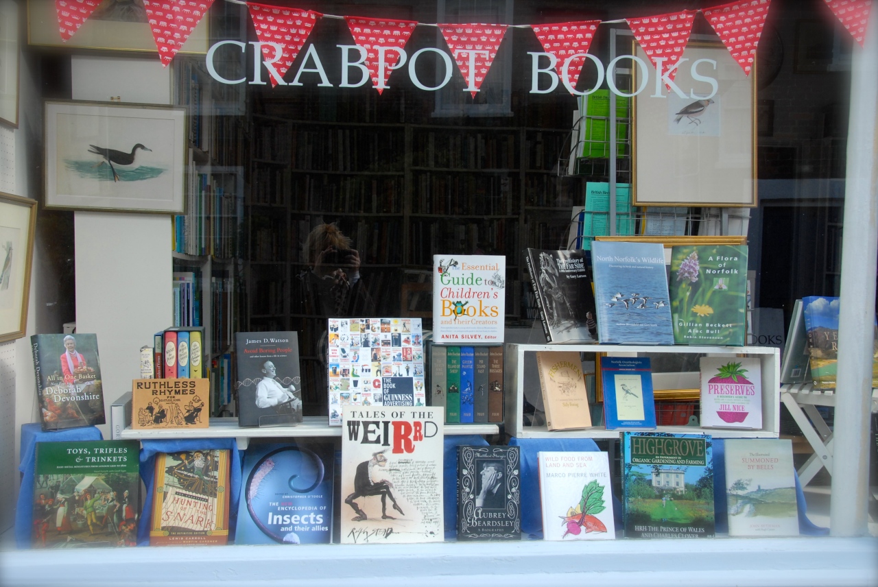 Crabpot Bookshop, Cley next the Sea, Photo: Hanne Siebers